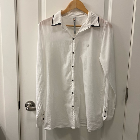 COP.COPINE Button Down White Blouse - Picture 1 of 11